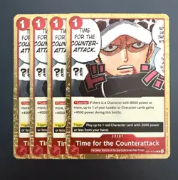 One Piece | Time for the Counterattack OP14-018 R Foil Playset (x4) NM - Image 1