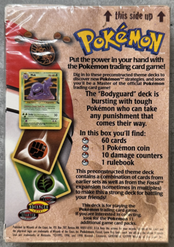 Pokemon Card Fossil Set, BodyGuard Theme Deck WOTC 1999, New & Sealed #1 - Image 2