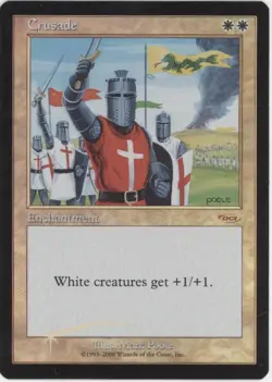 Crusadee Magic the Gathering DCI Foil Banned Card - Image 1
