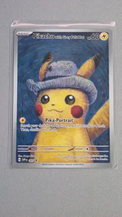 Pikachu with Grey Felt Hat 085 Sv: Scarlet & Violet Promo Cards Regular - Image 1