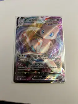 Pokemon Mew VMAX 114/264 Swsh08 Fusion Strike Ultra Rare Full Art Holo Card - Image 1