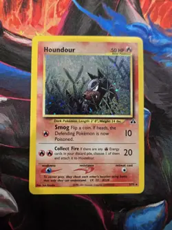 Houndour - 5/75 - Neo Discovery - Holo Rare - Unlimited - LP/MP - Pokemon Card - Image 1