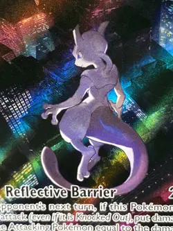 Pokemon TCG Mewtwo 052 Sv: Scarlet & Violet 151 Black Star Promo Cards Holo - Image 2
