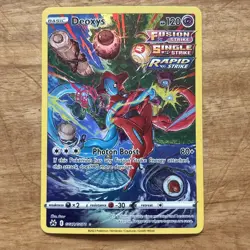 Crown Zenith Deoxys Galarian Gallery Ultra Rare Full Art Holo Card #GG12/GG70 - Image 1