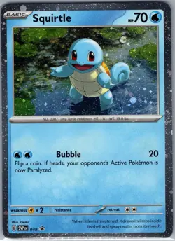 Squirtle - (Cosmos Holo) 048 SV: Scarlet & Violet Promo - Pokemon Card - NM - Image 1
