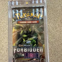 Pokemon TCG Sun & Moon-Forbidden Light Booster Pack (10 Cards) Sealed - Image 1