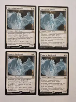 4x Voice Of The Blessed - Crimson Vow - Near Mint - MTG - Image 1