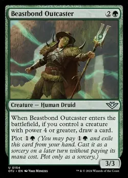 1x Beastbond Outcaster NM Eng MTG - Outlaws Thunder Junction - Image 1