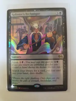 MTG TMNT Teenage Mutant Ninja Turtles FOIL Splinter's Technique - Image 1