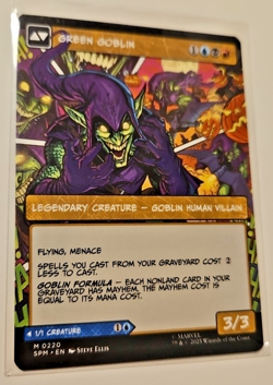 Norman Osborn - Green Goblin 0220 Borderless Mythic Nonfoil MTG Spider-Man NM - Image 4