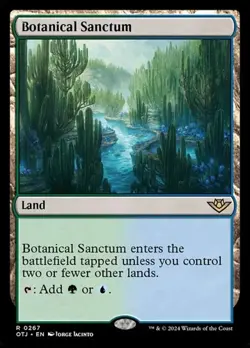 1x Botanical Sanctum NM Eng MTG - Outlaws Thunder Junction - Image 1