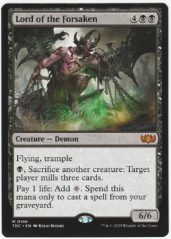 Lord of the Forsaken *Misprint* [Tarkir: Dragonstorm] MTG - Image 1