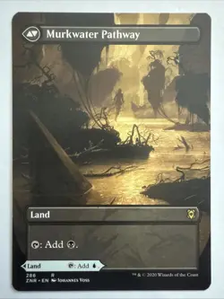 MTG - Clearwater / Murkwater Pathway - Zendikar Rising - Borderless - NM - Image 2