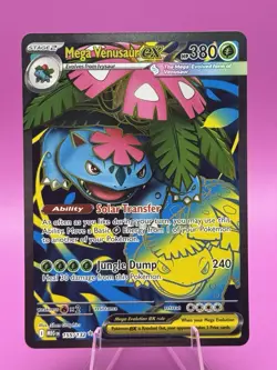 Pokemon TCG Mega Venusaur EX 155/132 Mega Evolution English Card, NM Ultra Rare - Image 1