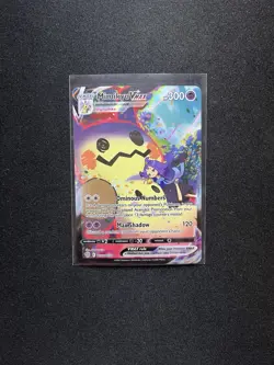 Pokemon Mimikyu VMAX TG17 Brilliant Stars Ultra Rare Full Art Holo NM - Image 1