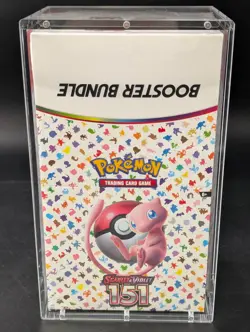 Pokemon 151 SV3.5 Booster Bundle Display Case Sealed W/Acrylic Case - Image 1