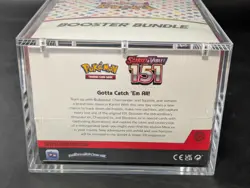 Pokemon 151 SV3.5 Booster Bundle Display Case Sealed W/Acrylic Case - Image 3