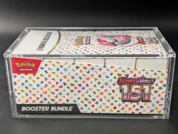 Pokemon 151 SV3.5 Booster Bundle Display Case Sealed W/Acrylic Case - Image 4