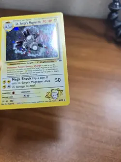 Pokemon Vintage Holo Rare Lt. Surge's Magneton Gym Heroes Wotc 2000 MP - Image 4