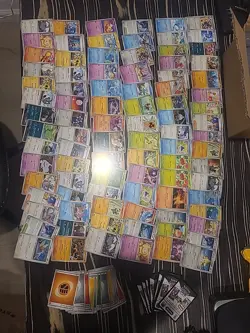 Lot Set Of 91 Pokemon Cards + 13 Energy + 13 Redeem - Image 1