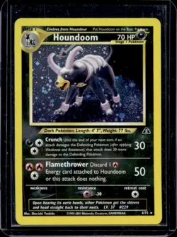2001 Pokemon Neo Discovery Houndoom Holo #4/75 - Image 1