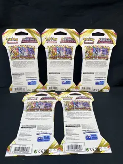 5 Pokemon Sword & Shield Astral Radiance Booster Packs (All 5 Are Different) - Image 2