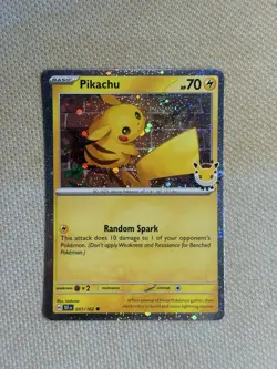 Pikachu Pokemon Day 2026 051/162 - 30th Anniversary Promo - Pokemon TCG - Image 1