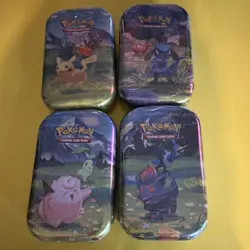 Pokemon TCG Ascending Heros Mini Tins lot of 4 - Image 1