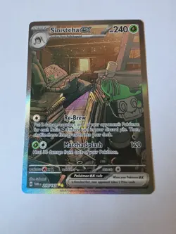 2024 Pokemon Twilight Masquerade #210/167 Sinistcha ex - Image 1