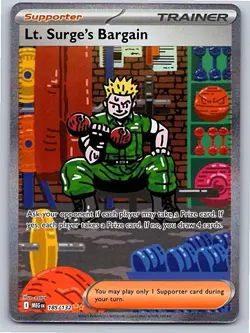 Pokemon Lt. Surge's Bargain ME01: Mega Evolution #185/132 [NM] - Image 1