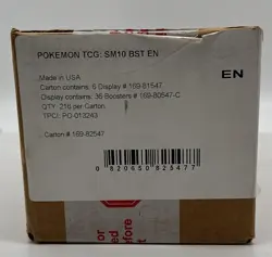 2019 Pokemon TCG Sun & Moon Unbroken Bonds Booster Box Case SEALED - Image 1