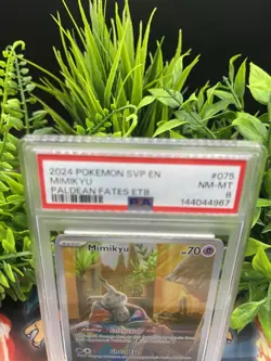 MIMIKYU #75 POKEMON SVP EN-SV BLACK STAR PROMO 2024 NEAR MINT-MINT PSA 8 - Image 2