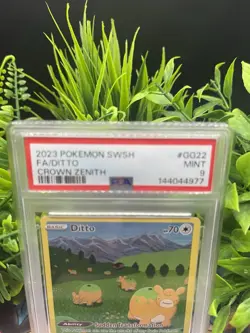 Ditto #GG22 Pokemon SWSH Crown Zenith Galarian Gallery MINT PSA 9 - Image 2