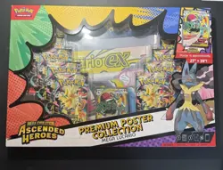 Pokemon TCG Ascended Heroes Premium Poster Collection Mega Lucario (In Hand) - Image 1