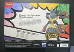 Pokemon TCG Ascended Heroes Premium Poster Collection Mega Lucario (In Hand) - Image 2