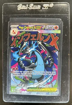 2025 Pokemon MEP Black Star Promos Mega Charizard X ex #023 - Image 1