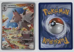 Lycanroc Illustration Rare Pokemon Journey Together JTG #166 - Image 3