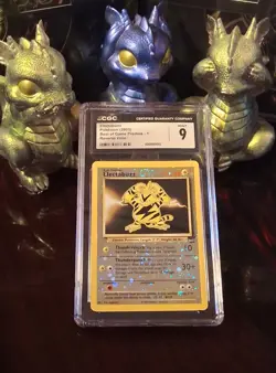 Pokemon Electabuzz DOUBLE SWIRL 🌀🌀 2003 Best Of Game ~ CGC / PSA 9✨ - Image 5