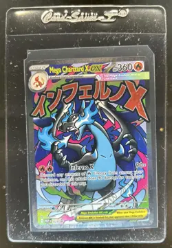 2025 Pokemon MEP Black Star Promos Mega Charizard X ex #023 - Image 1