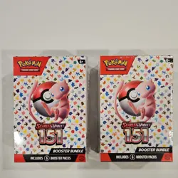 Pokemon TCG Lot of 2x Scarlet & Violet 151 Booster Bundles | Sealed | SV3.5 - Image 1