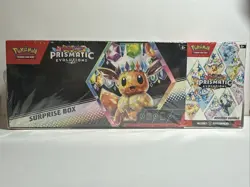 Pokemon Prismatic Evolutions Surprise Box and Booster Bundle 2 Pack - Image 1