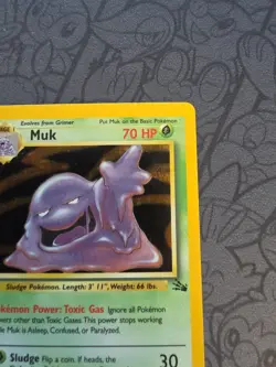 Pokemon: Muk #13/62 Holo Rare Fossil 1999 WOTC Vintage - LP - A89 - Image 4