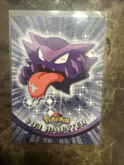 Topps Pokemon Haunter + Gastly92-93 2000 TV Animation Edition Blue Logo Non Holo - Image 3