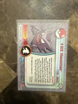 Topps Pokemon Haunter + Gastly92-93 2000 TV Animation Edition Blue Logo Non Holo - Image 4