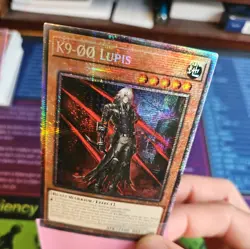 K9-00 Lupis (Starlight Rare) JUSH-EN034 Justice Hunters 1st Edition Yugioh NM - Image 3