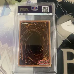 2022 Yu-Gi-Oh! The Dark Magicians BACH-EN100 Starlight Rare PSA 10 GEM MINT - Image 2