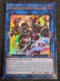 Yugioh Borrelshroud Dragon BPRO-EN047 Ultra Rare 1st Edition NM - Image 1