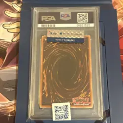 Yugioh 2002 Gaia the Fierce Knight LOB #006 LEGEND OF BLUE EYES PSA 10 Gem - Image 2