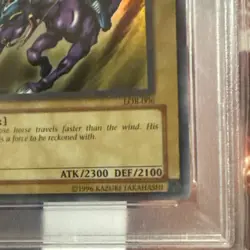 Yugioh 2002 Gaia the Fierce Knight LOB #006 LEGEND OF BLUE EYES PSA 10 Gem - Image 4