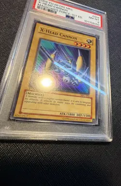 2003 Yu-Gi-Oh! X-Head Cannon Magician's Force MFC 1st Edition Super Rare PSA 8 - Image 3